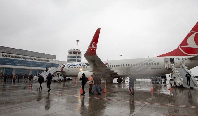 Kahramanmaraş havalimanı şubat ayı yolcu ve uçak trafiği açıklandı