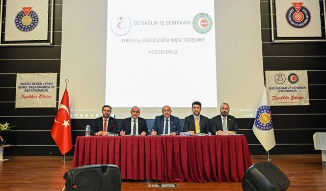 KSÜ ve Öz Sağlık-İş Sendikası Arasında Toplu İş Sözleşmesi İmzalandı