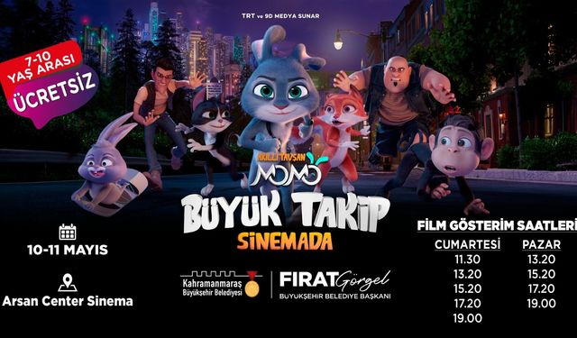 Kahramanmaraşlı Miniklere Sinema Sürprizi