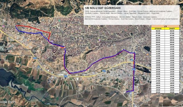 Kahramanmaraş’ta Devlet Hastanesi’ne Giden Hat Açıldı