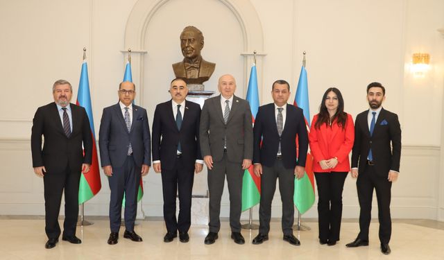 KSÜ Rektörü Yasım’dan Azerbaycan Büyükelçisi Memmedov’a Ziyaret