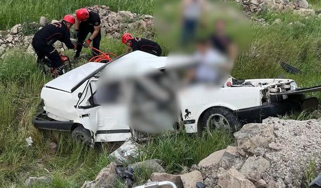 Kahramanmaraş’ta otomobil takla attı