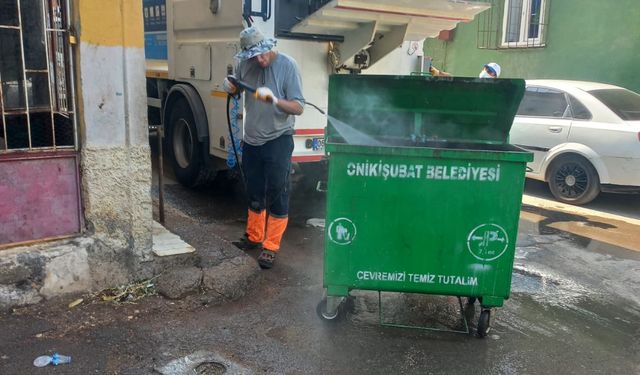 Onikişubat Belediyesi’nden bayramda alkış alan temizlik harekâtı