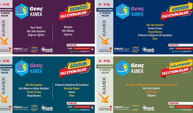 Kahramanmaraş’ta Gençlere Yaz Kursu Fırsatı: Son Başvuru 6 Temmuz!