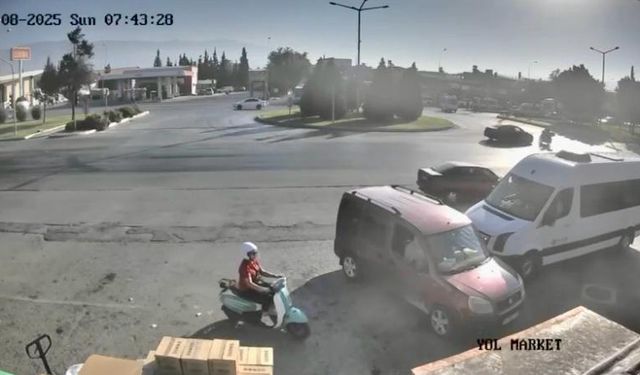 Kahramanmaraş’ta otomobil ile motosiklet çarpıştı