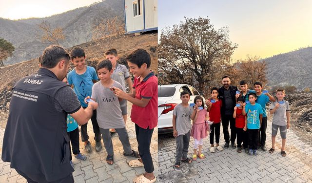 Mücahit ve arkadaşlarına Blueland’dan Morel Desteği