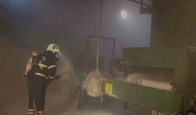 Kahramanmaraş’ta fabrika yangını