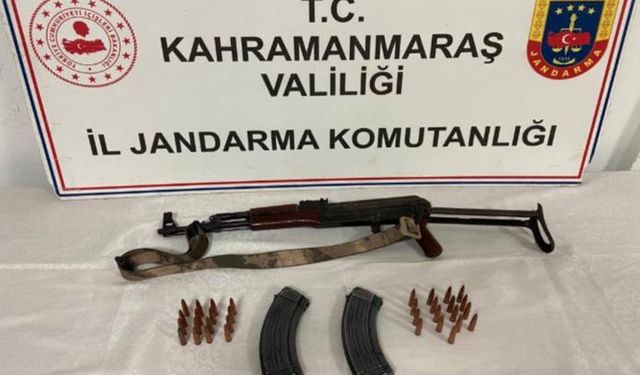 Kahramanmaraş’ta uzun namlulu silah ele geçirildi