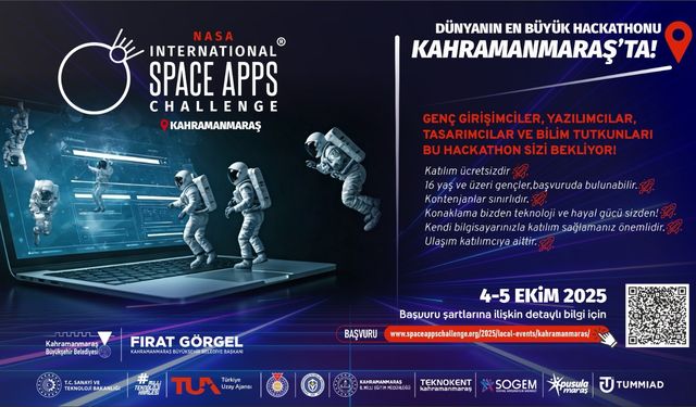 Kahramanmaraş’ta Bir İlk; Büyükşehir NASA’nın Dev Organizasyonuna Ev Sahipliği Yapacak