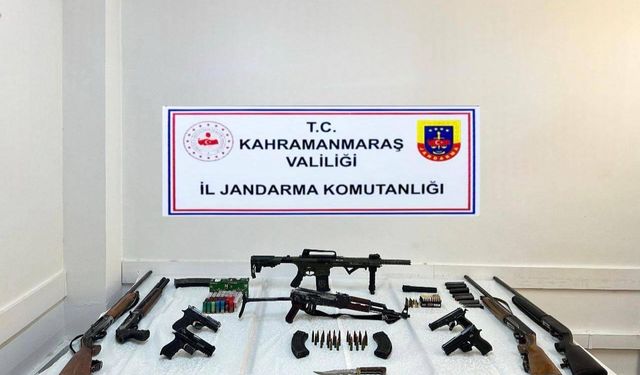 Kahramanmaraş'ta Ev değil cephanelik