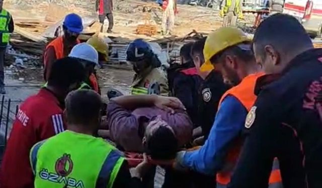 Kahramanmaraş’ta İnşaat İskelesi Çöktü: 1 Yaralı