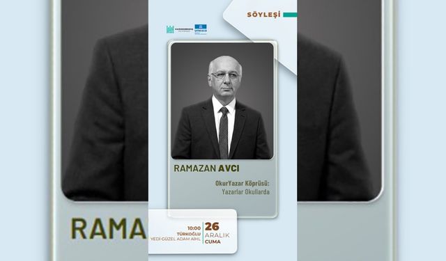 Yazar Ramazan Avcı, Edebiyatın Gücünü Öğrencilere Anlatacak