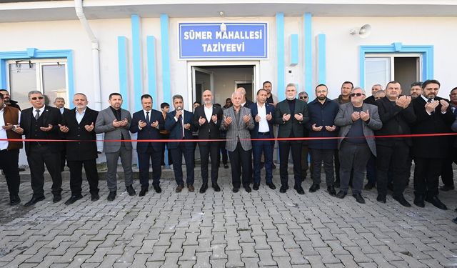 Dulkadiroğlu Sümer Mahallesi Taziyeevi Hizmete Açıldı