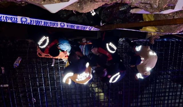 Elbistan’da inşaat çukuruna düşen işçi yaralandı