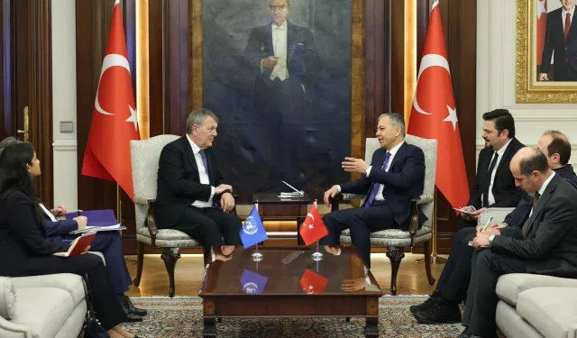 Bakan Yerlikaya, UNRWA Genel Komiseri Lazzarini ile görüştü