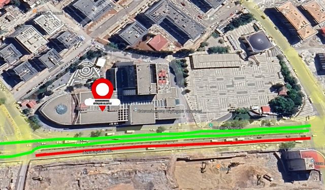 Kahramanmaraş’ta Azerbaycan Bulvarı geçici olarak trafiğe kapatıldı