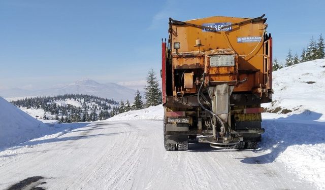 Kahramanmaraş’ta kırsal mahallelerde kar alarmı
