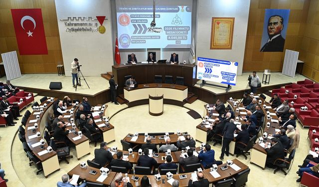Kahramanmaraş’ta yeni yılın ilk meclis oturumu tamamlandı