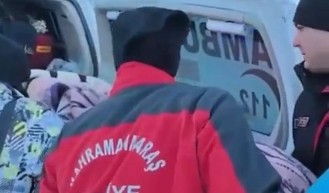 Kahramanmaraş’ta mahsur kalan hastaya 12 saatte ulaşıldı