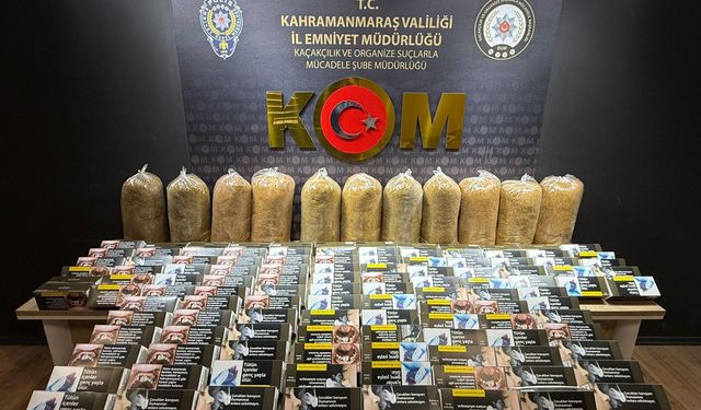 Kahramanmaraş’ta kaçak ürün operasyonu: 1 tutuklama, 2 adli işlem