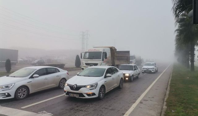 Kahramanmaraş’ta yoğun sis etkili oldu