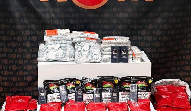 Göksun’da kaçak tütün ve cep telefonu ürünlerine operasyon
