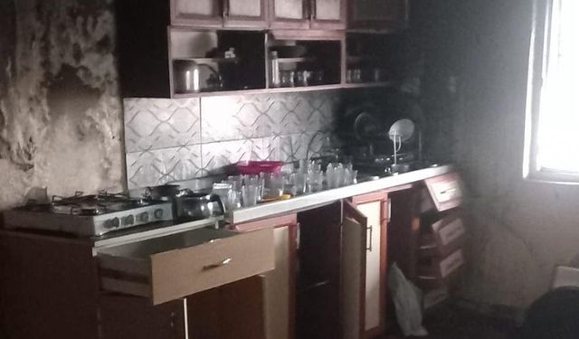 Kahramanmaraş Türkoğlu’nda cami lojmanında yangın paniği