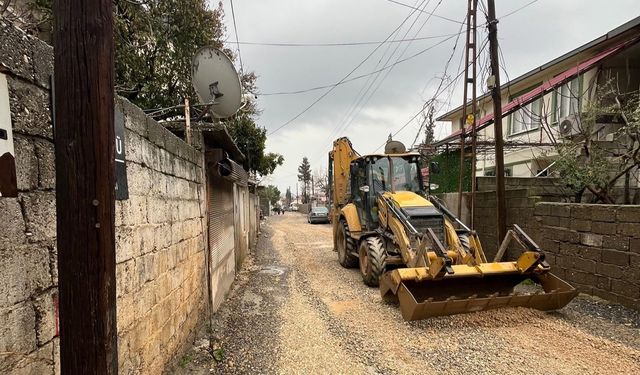 Sağanak sonrası ilçelerde yoğun temizlik çalışması