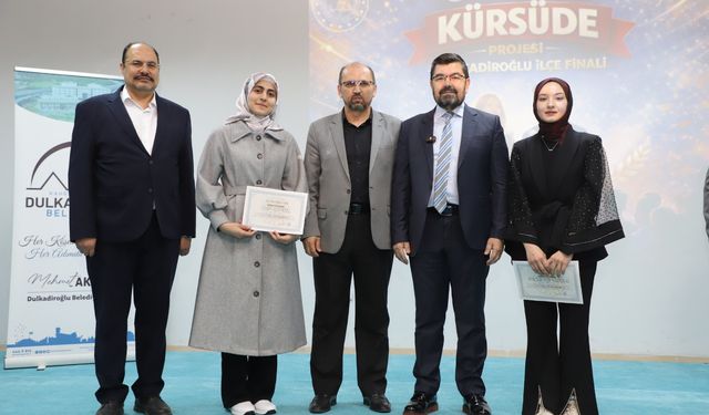 Dulkadiroğlu’nda Maria İsmail ilçe birincisi oldu, ödüller sahiplerini buldu