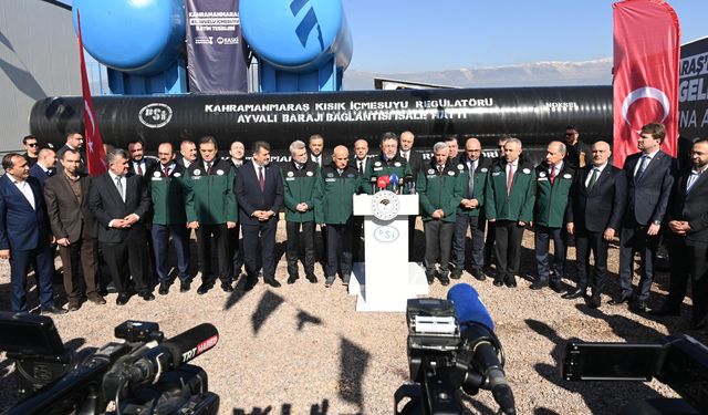 Kahramanmaraş’a stratejik içmesuyu hattı: 75 km çelik boru döşeniyor