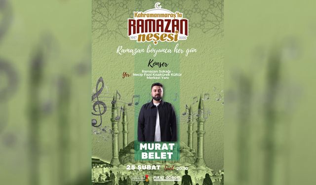 Murat Belet Ramazan Sokağı’nda sahne alacak