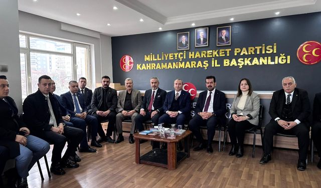 MHP’li Prof. Dr. Turan Şahin’den Kahramanmaraş’ta yoğun ziyaret trafiği