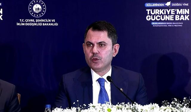 Bakan Kurum: “Bir Avrupa ülkesi kadar alanı yeniden inşa ettik”