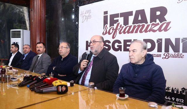 Başkan Akpınar, basın mensuplarıyla iftar programında bir araya geldi