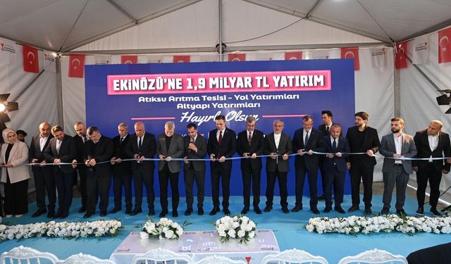 Büyükşehir Belediyesi’nin Ekinözü yatırımlarının açılışı yapıldı
