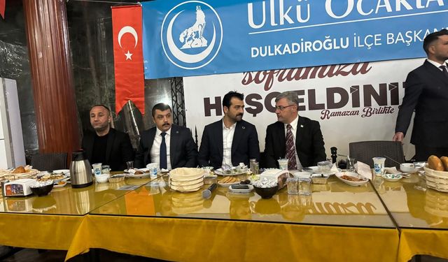 Dulkadiroğlu Ülkü Ocakları şehit ailelerini iftarda ağırladı