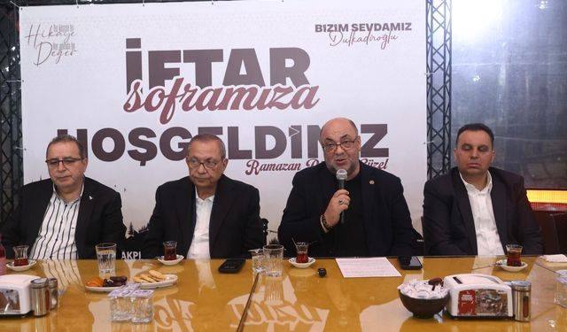 Kahramanmaraş Dulkadiroğlu’nda oda başkanları Heyecan Bahçesi’nde iftar sofrasında buluştu