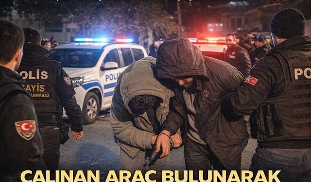 Kahramanmaraş'ta oto hırsızları yakayı ele verdi! Araç teslim edildi