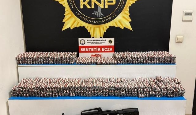Kahramanmaraş'ta zehir tacirlerine darbe! 29 binden fazla uyuşturucu hap yakalandı