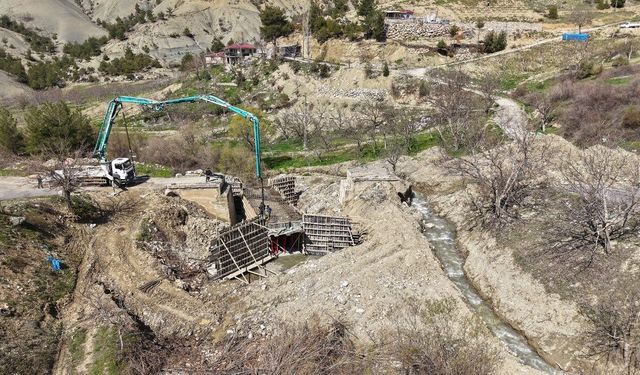 Bertiz'de 63 yıllık köprü çilesi bitiyor!