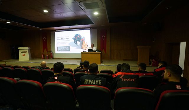 Kahramanmaraş İtfaiyesi'ne dev iş güvenliği eğitimi!