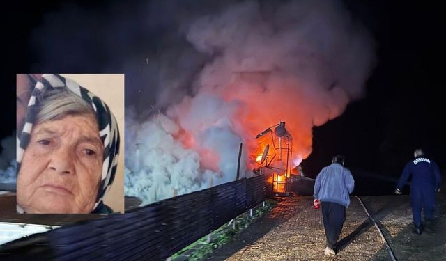 Kahramanmaraş Andırın'da ev yangını! 1 ölü