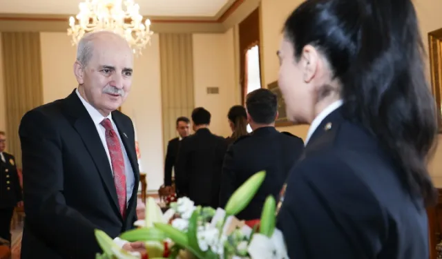TBMM Başkanı Kurtulmuş, koruma polislerini kabul etti