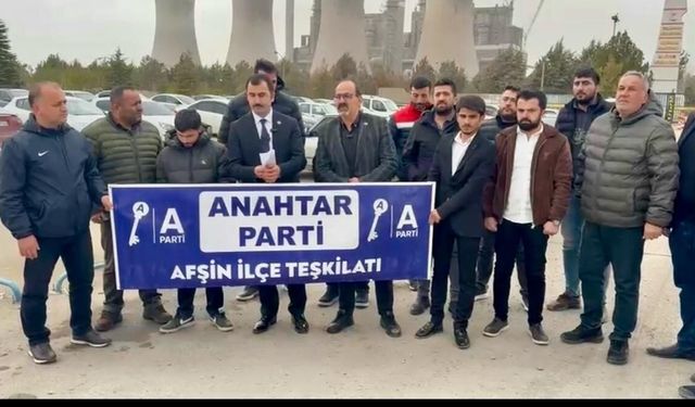 Elbistan’da termik santral önünde sert çıkış! Fatih Özcan’dan çarpıcı sözler