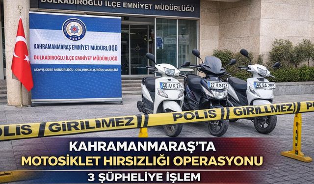 Dulkadiroğlu polisi motorları sahiplerine verdi!