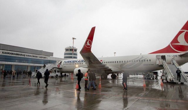 Kahramanmaraş Havalimanı Mart ayında uçuş rekoru kırdı: 26 binden fazla yolcu!