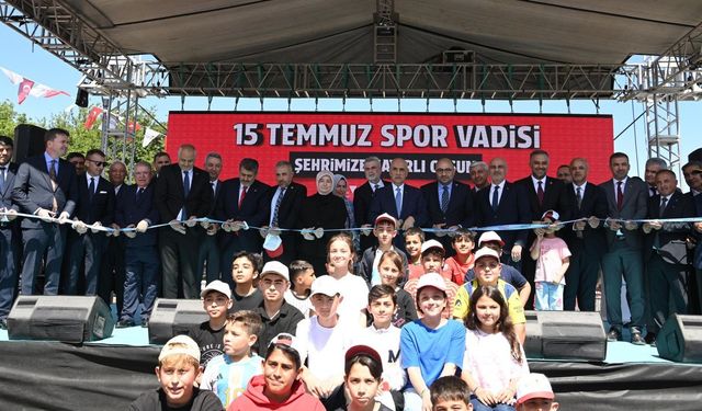 Şehrin İlk Spor Vadisi Görkemli Törenle Açıldı