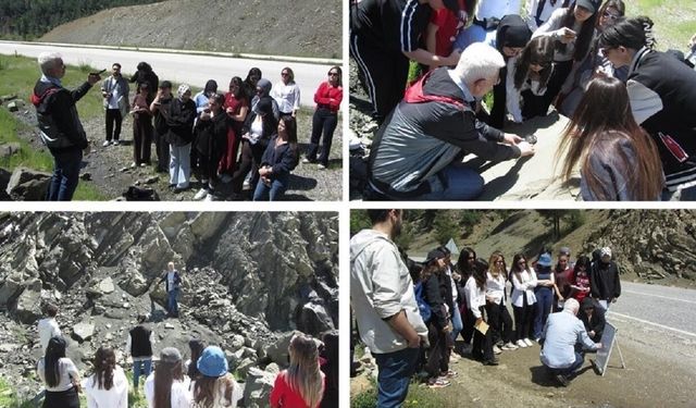 KSÜ Coğrafya bölümü’nden uygulamalı arazi çalışması