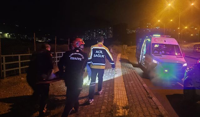 Kahramanmaraş'ta kontrolden çıkan otomobil takla attı 2 kişi ağır yaralandı!