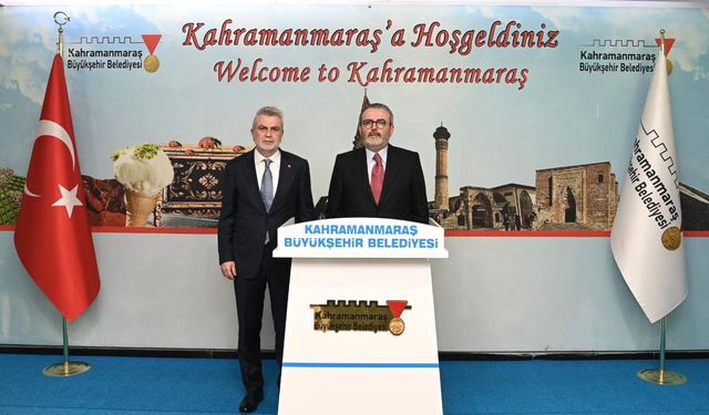 Başkan Görgel, AK Parti MKYK Üyesi Mahir Ünal’ı makamında ağırladı